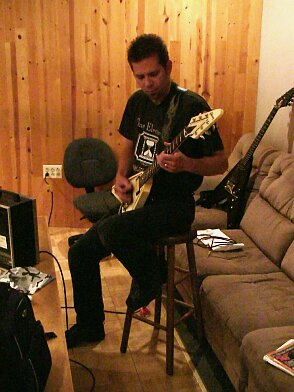 M.E. at Trax East Recording Studio on Day two